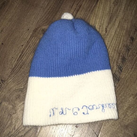 Vintage North Carolina UNC Tar Heels Beanie ski snowboard Holiday Bowl style cap - Picture 4 of 4